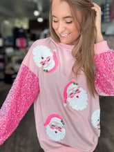 Load image into Gallery viewer, Santa Sparkle Long Sleeve Top - Elevated Boutique CO
