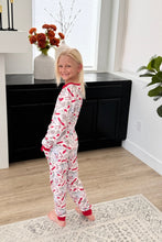 Load image into Gallery viewer, Shirley &amp; Stone Christmas Dinosaur Mommy &amp; Me Matching Loungewear - Elevated Boutique CO
