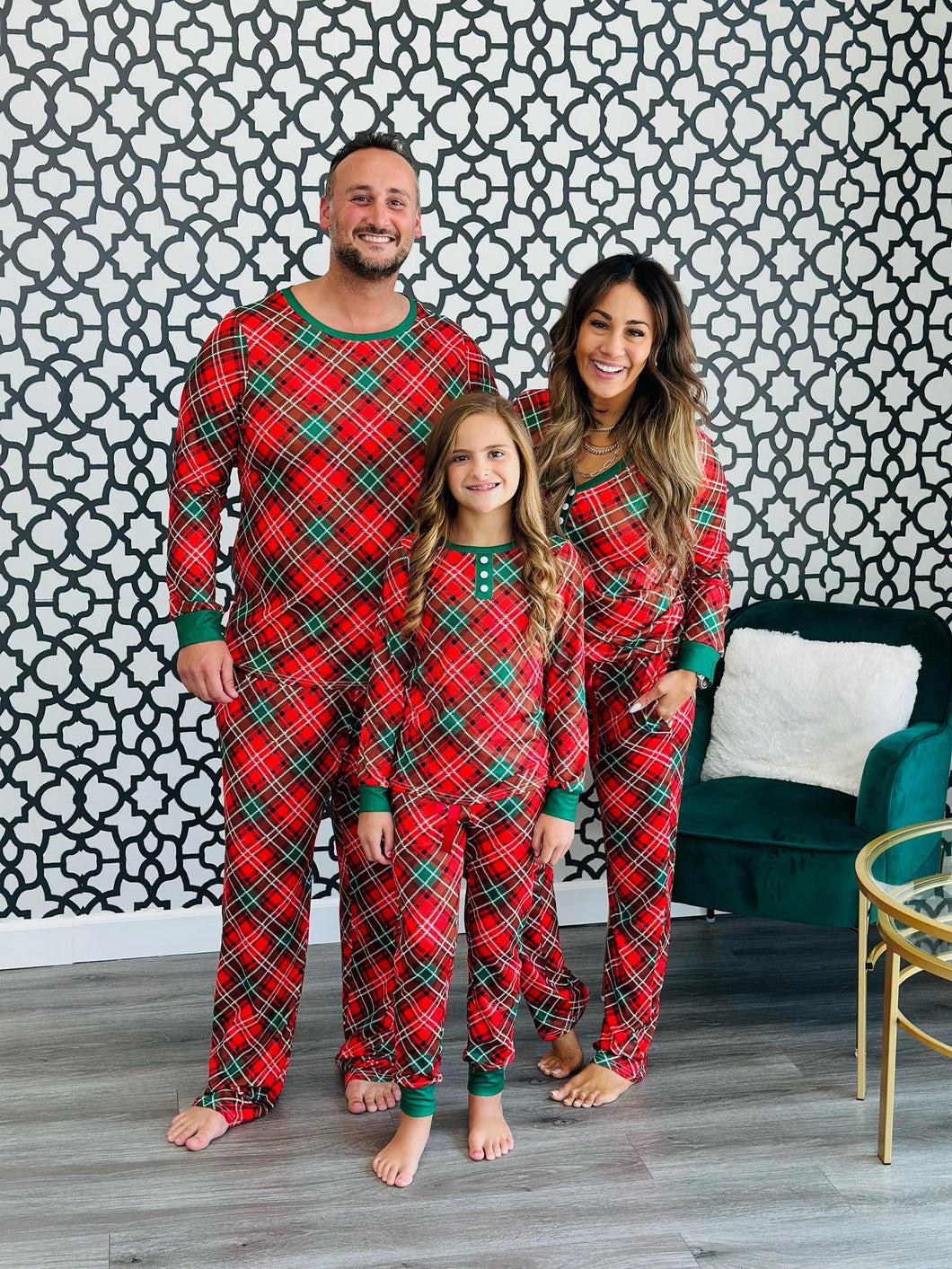 Shirley & Stone Christmas Plaid Family Loungewear - Elevated Boutique CO