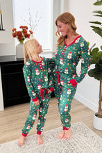 Load image into Gallery viewer, Shirley &amp; Stone Christmas Snowman Mommy &amp; Me Matching Loungewear - Elevated Boutique CO
