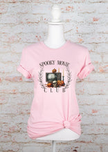 Load image into Gallery viewer, Spooky Movie Social Club Graphic Tee | Multiple Colors - Elevated Boutique CO
