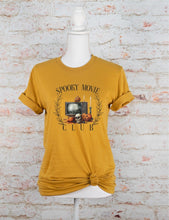 Load image into Gallery viewer, Spooky Movie Social Club Graphic Tee | Multiple Colors - Elevated Boutique CO
