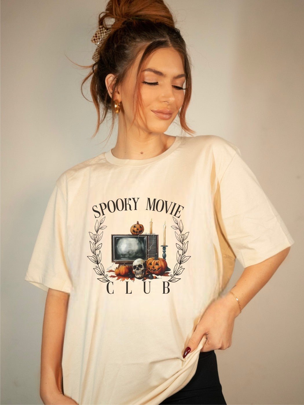 Spooky Movie Social Club Graphic Tee | Multiple Colors - Elevated Boutique CO