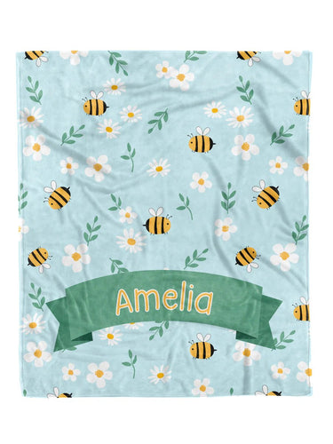 Springs Bees Custom Minky Blanket - Elevated Boutique CO