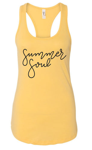 Summer Soul Racerback Tank | Multiple Colors - Elevated Boutique CO