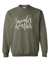 Load image into Gallery viewer, Sweater Weather Graphic Sweatshirt | Multiple Colors - Elevated Boutique CO
