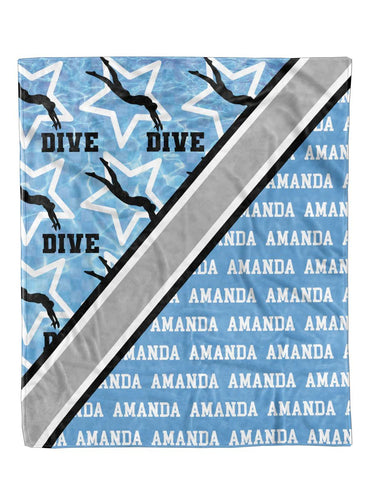 Swim Action Minky Blanket *Multiple Colors* - Elevated Boutique CO