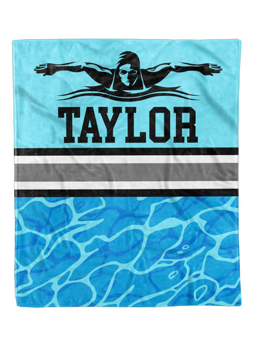 Swim Split Minky Blanket *Multiple Colors* - Elevated Boutique CO