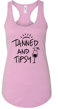 Load image into Gallery viewer, Tanned and Tipsy Racerback Tank | Multiple Colors - Elevated Boutique CO
