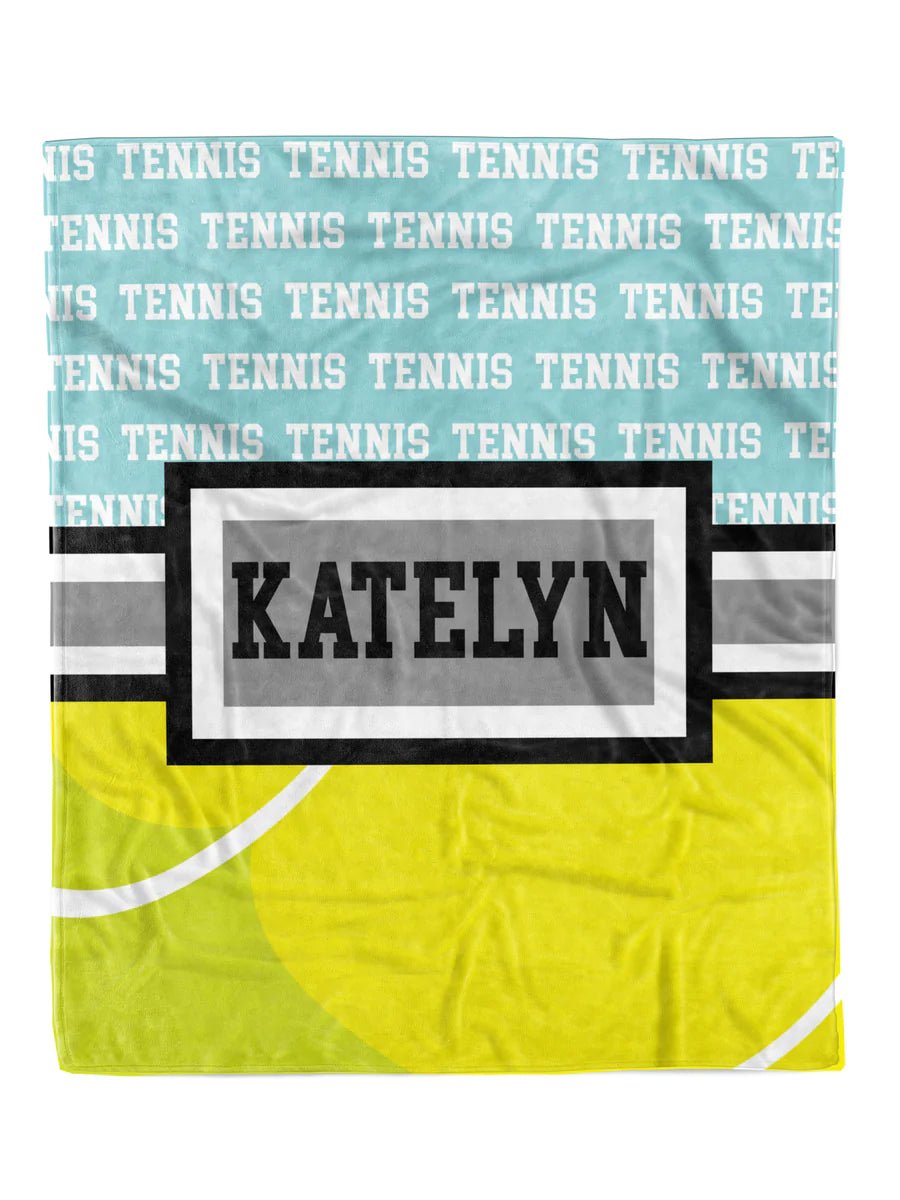 Tennis Zoom Minky Blanket *Multiple Colors* - Elevated Boutique CO