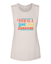 Load image into Gallery viewer, Tequila Lime and Sunshine Muscle Graphic Tank | Multiple Colors - Elevated Boutique CO
