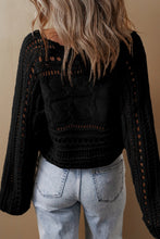 Load image into Gallery viewer, The Erin Chunky Crochet Sweater - Elevated Boutique CO
