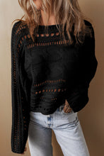 Load image into Gallery viewer, The Erin Chunky Crochet Sweater - Elevated Boutique CO
