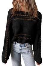 Load image into Gallery viewer, The Erin Chunky Crochet Sweater - Elevated Boutique CO
