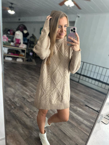 The Heather Sweater Dress - Elevated Boutique CO