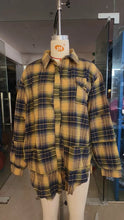 Load image into Gallery viewer, The Randi Raw Hem Oversize Flannel - Elevated Boutique CO
