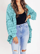 Load image into Gallery viewer, The Randi Raw Hem Oversize Flannel - Elevated Boutique CO
