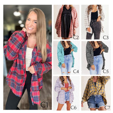 Load image into Gallery viewer, The Randi Raw Hem Oversize Flannel - Elevated Boutique CO
