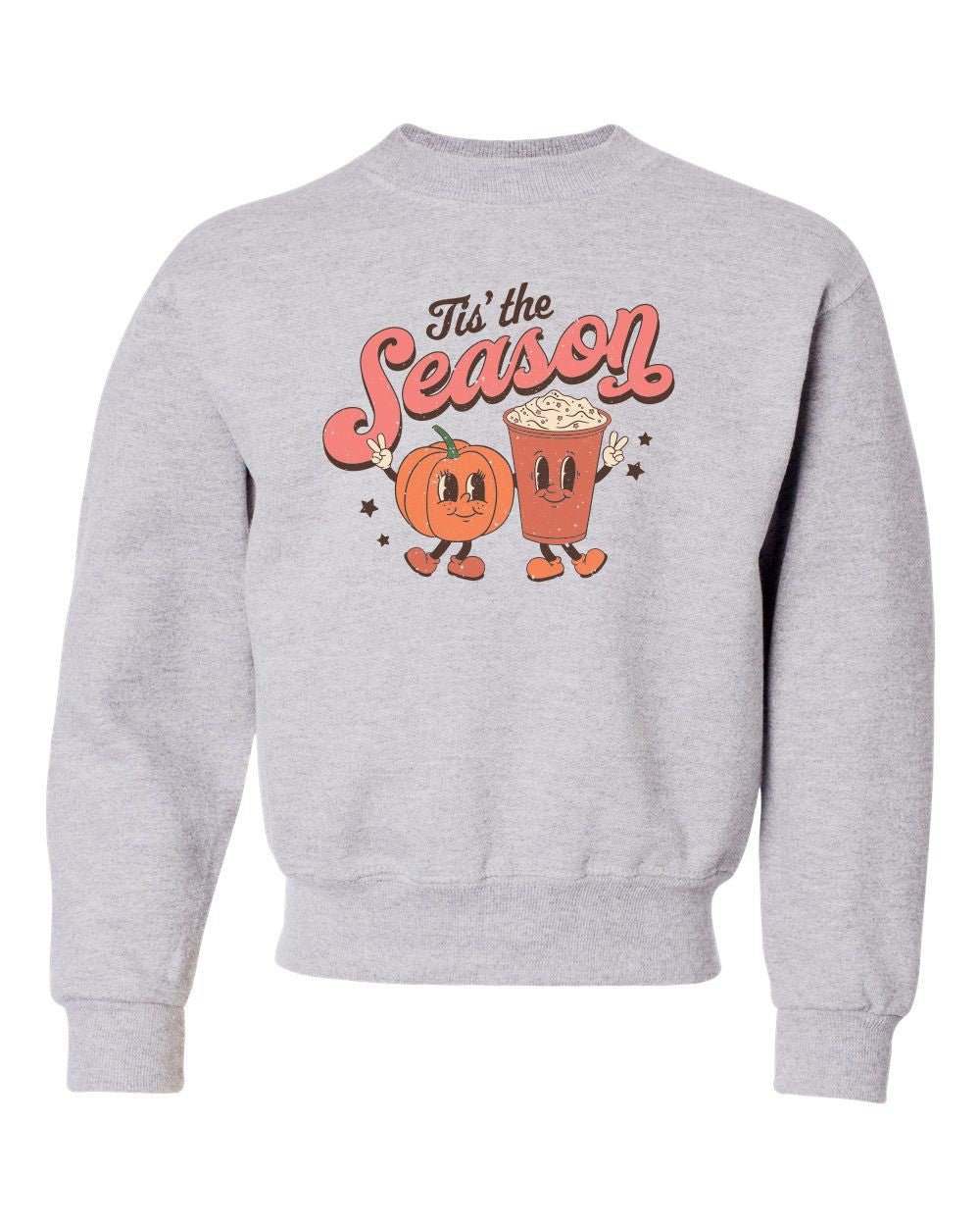 Tis the Season (Pumpkin Spice) Youth Graphic Sweatshirt - Elevated Boutique CO