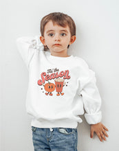 Load image into Gallery viewer, Tis the Season (Pumpkin Spice) Youth Graphic Sweatshirt - Elevated Boutique CO
