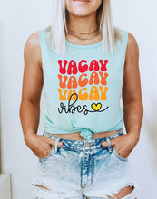 Load image into Gallery viewer, Vacay Vibes Muscle Graphic Tank | Multiple Colors - Elevated Boutique CO
