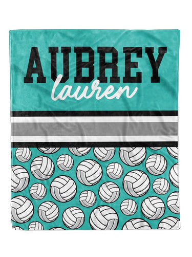 Volleyball Split Minky Blanket *Multiple Colors* - Elevated Boutique CO