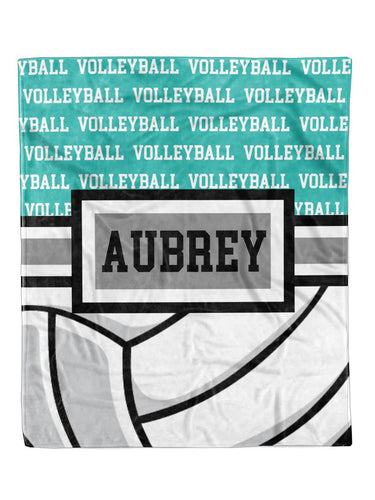 Volleyball Zoom Minky Blanket *Multiple Colors* - Elevated Boutique CO