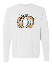 Load image into Gallery viewer, Watercolor Pumpkin Graphic Tee | Multiple Colors | Short Sleeve | Long Sleeve - Elevated Boutique CO
